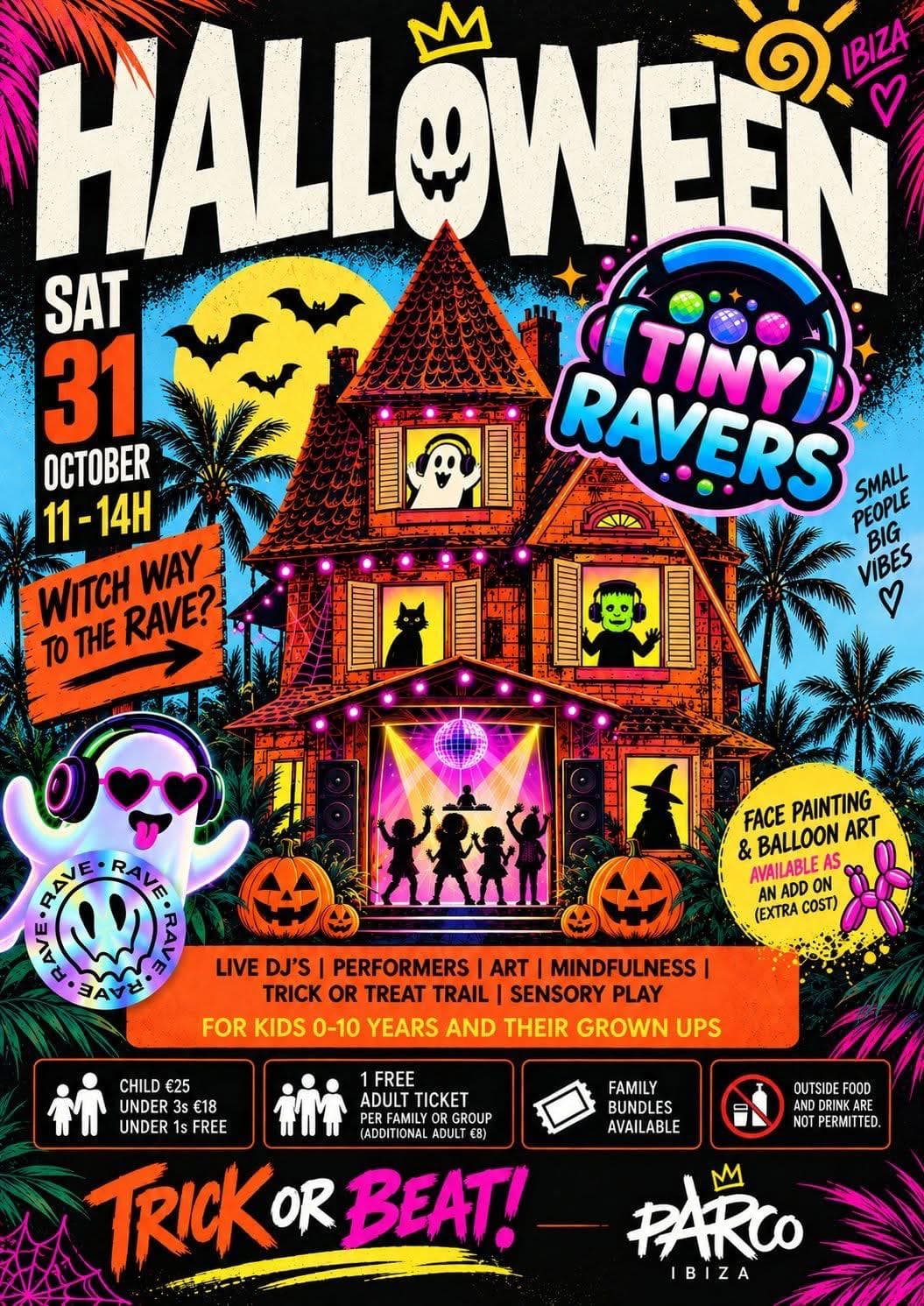 Sithappy sponsors Tiny Ravers Ibiza