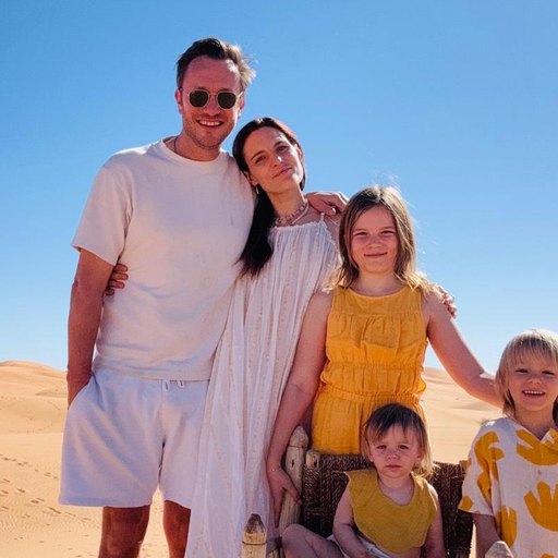 Sophie Stacey with her family